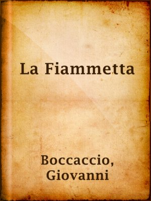 La Fiammetta - ebook